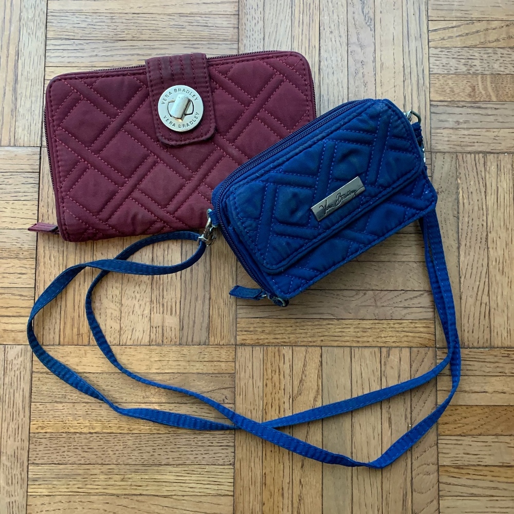 Lot of 2 Vera Bradley Women's/Girl's Purse Wallet - Picture 1 of 4